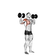 One-arm shoulder press