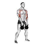 Double alternating hang clean
