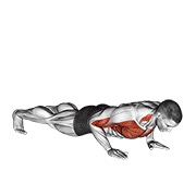 Shoulder tap push-up